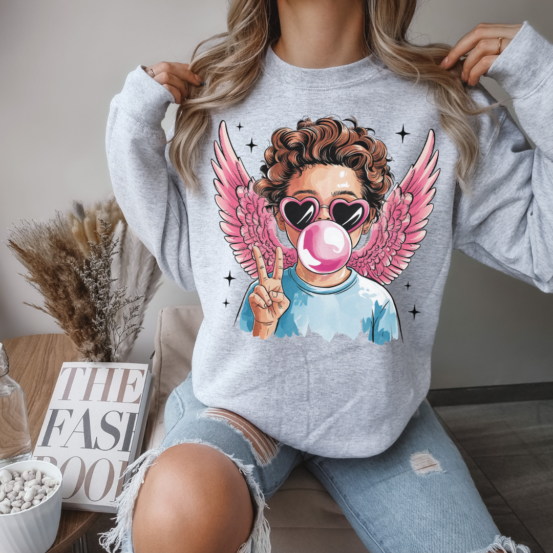 Bubble gum angel