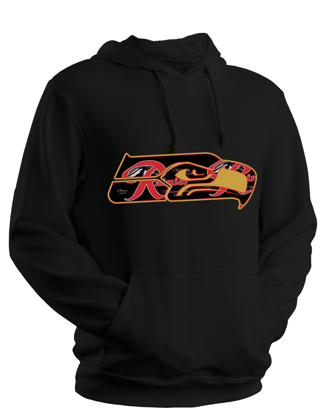Rainer Hawk hoodie or t-shirt.