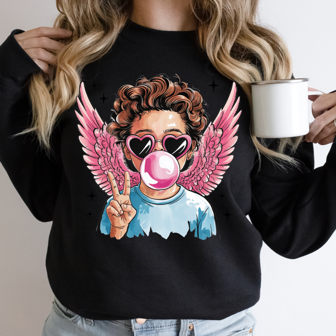 Bubble gum angel