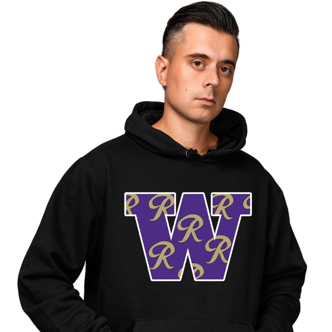 rainier beer, UW, Washington state, Huskies, custom, black hoodie,