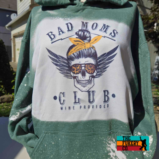 Bad Mom's club bleached handmade