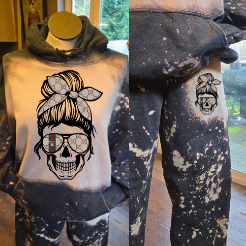 Skull design 4 sweatsuit