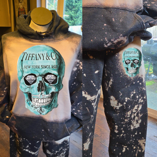 Skull design 3 sweatsuit