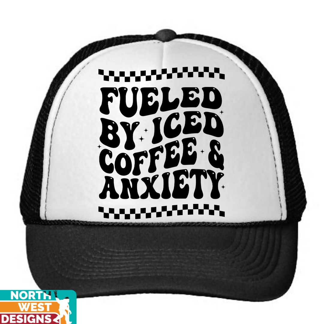 Fueled by ice coffee and anxiety hat