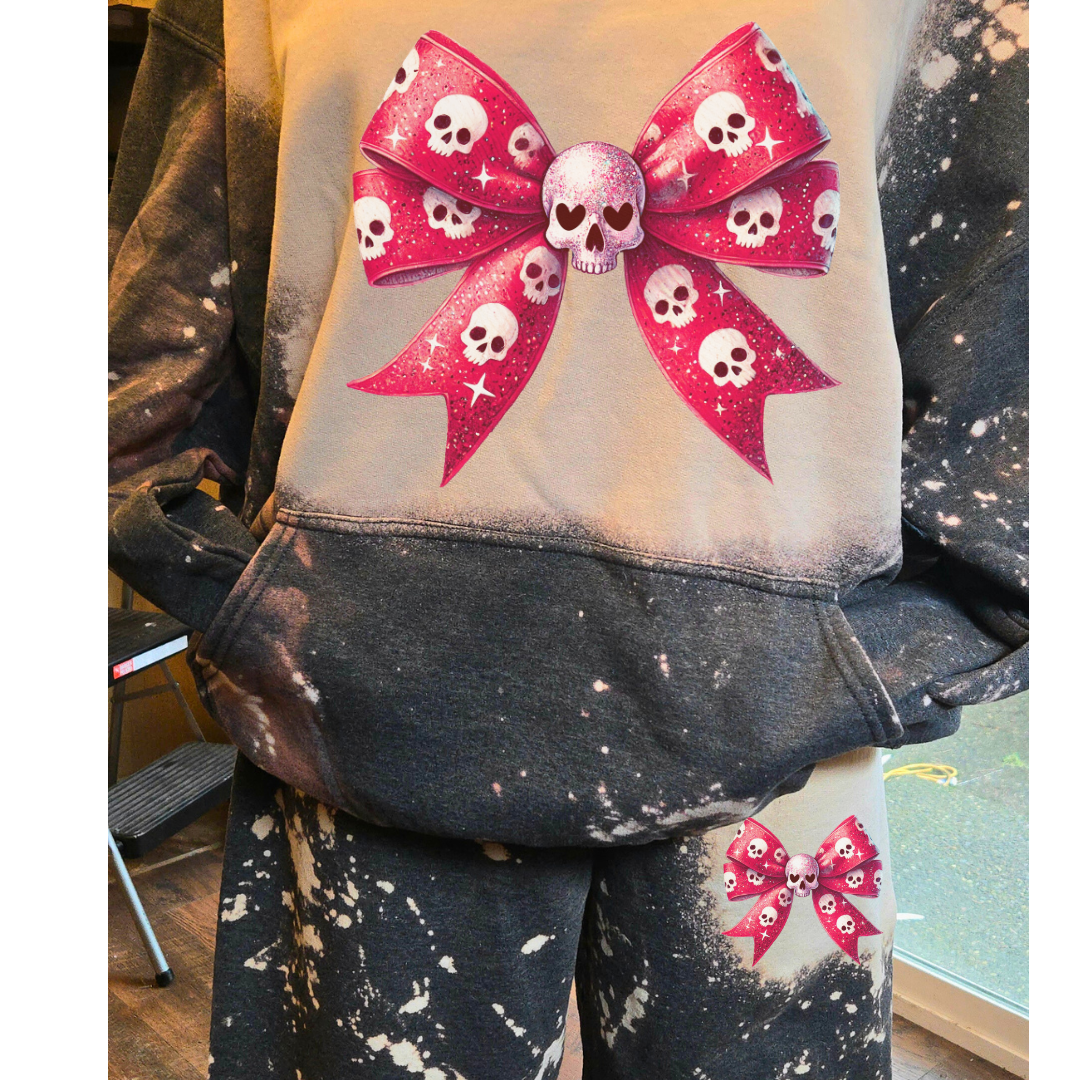 Skeleton bow sweatsuit