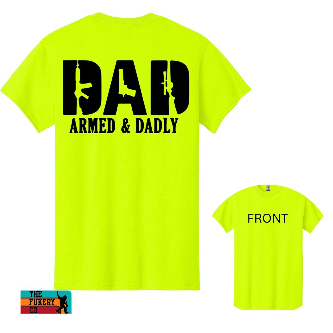 Armed and deadly workstyle shirt, shirt grey shirt,workwear, construction, cotton blend