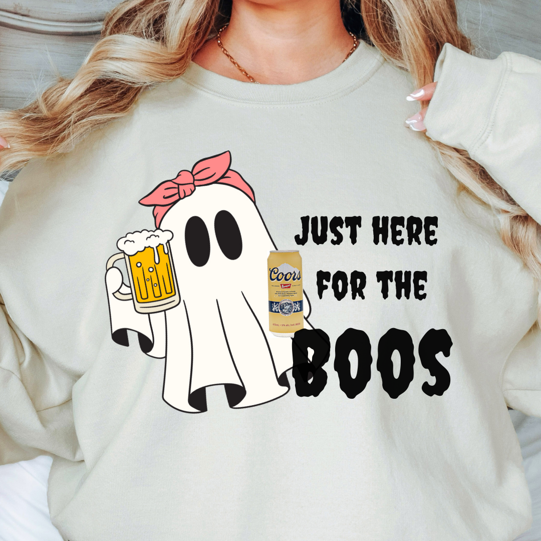 Just here for the BOO's crewneck sweatshirt