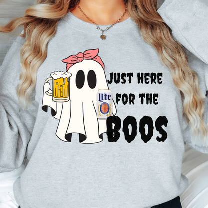 Just here for the BOO's crewneck sweatshirt