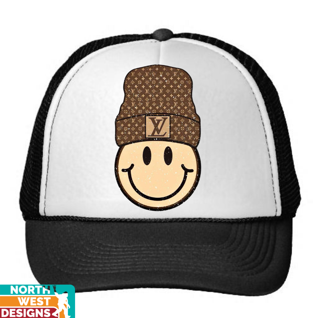 Smiley face hat