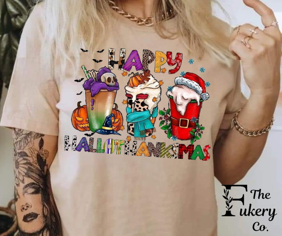 HalloThanksmas Tee