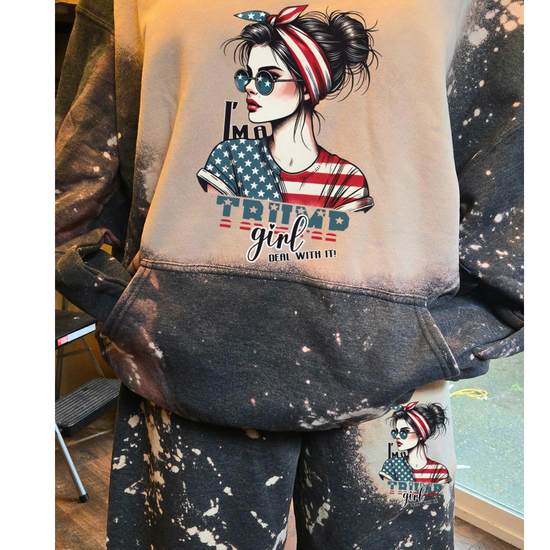 I'm a trump girl, get over it sweatsuit